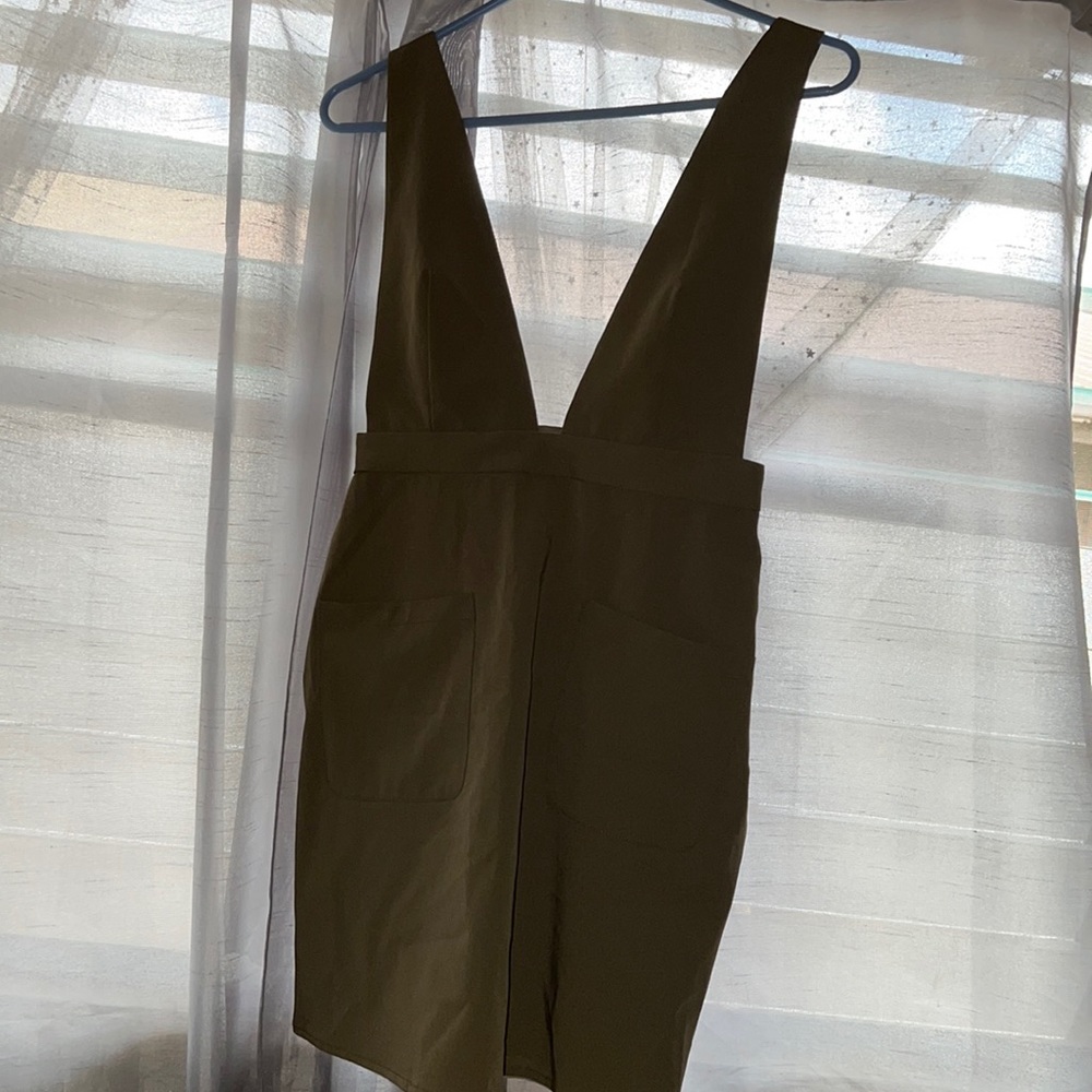 army green dress